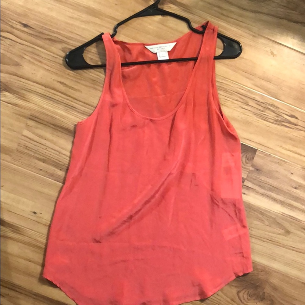 French connection size 2 pink silk blouse. NWT